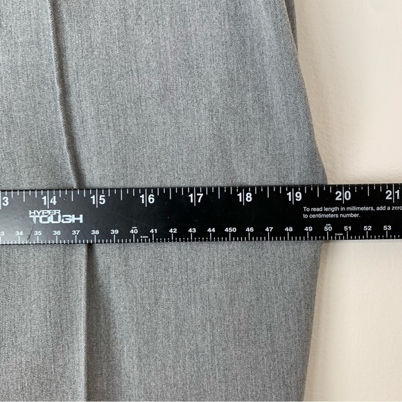 VINCE CAMUTO Gray Elastic Waist Side Zip Skinny Trouser Dress Pants Size 10 - Picture 6 of 9